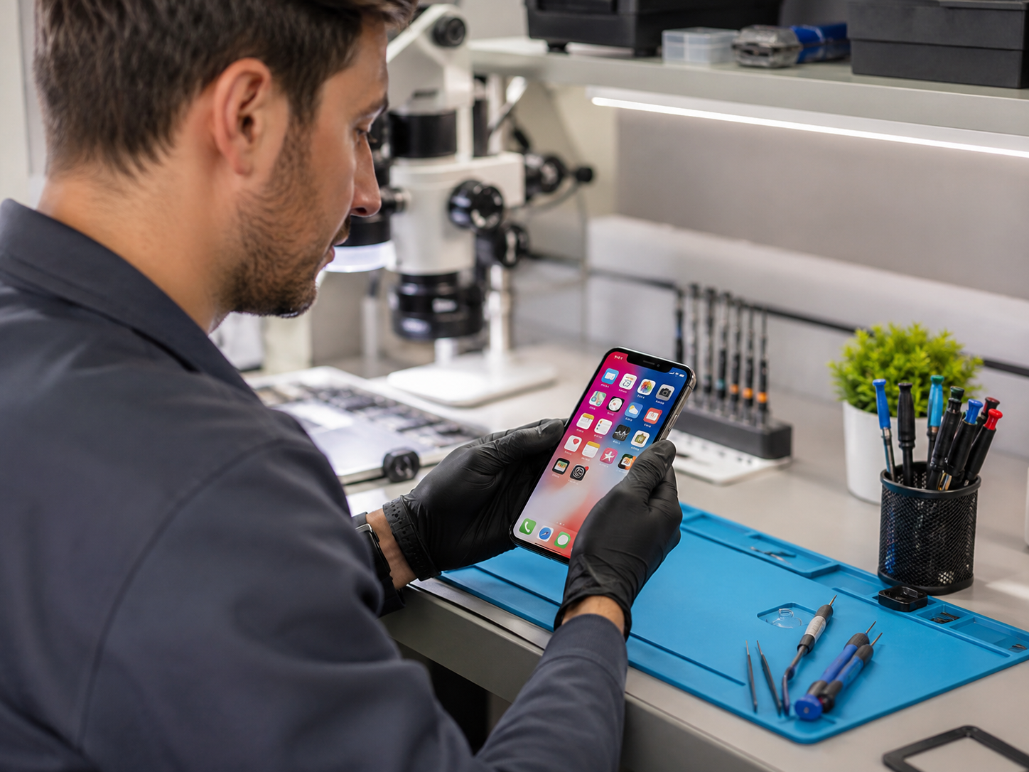 Atelier de réparation téléphone